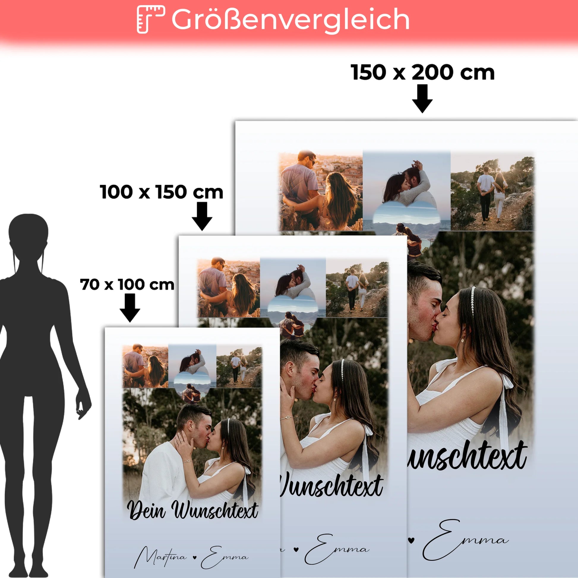 Kuscheldecke Mit Namen Und Motiv 4 Fotos 1 Kleines Herz Wunschtext Real Love Storys Never End 5