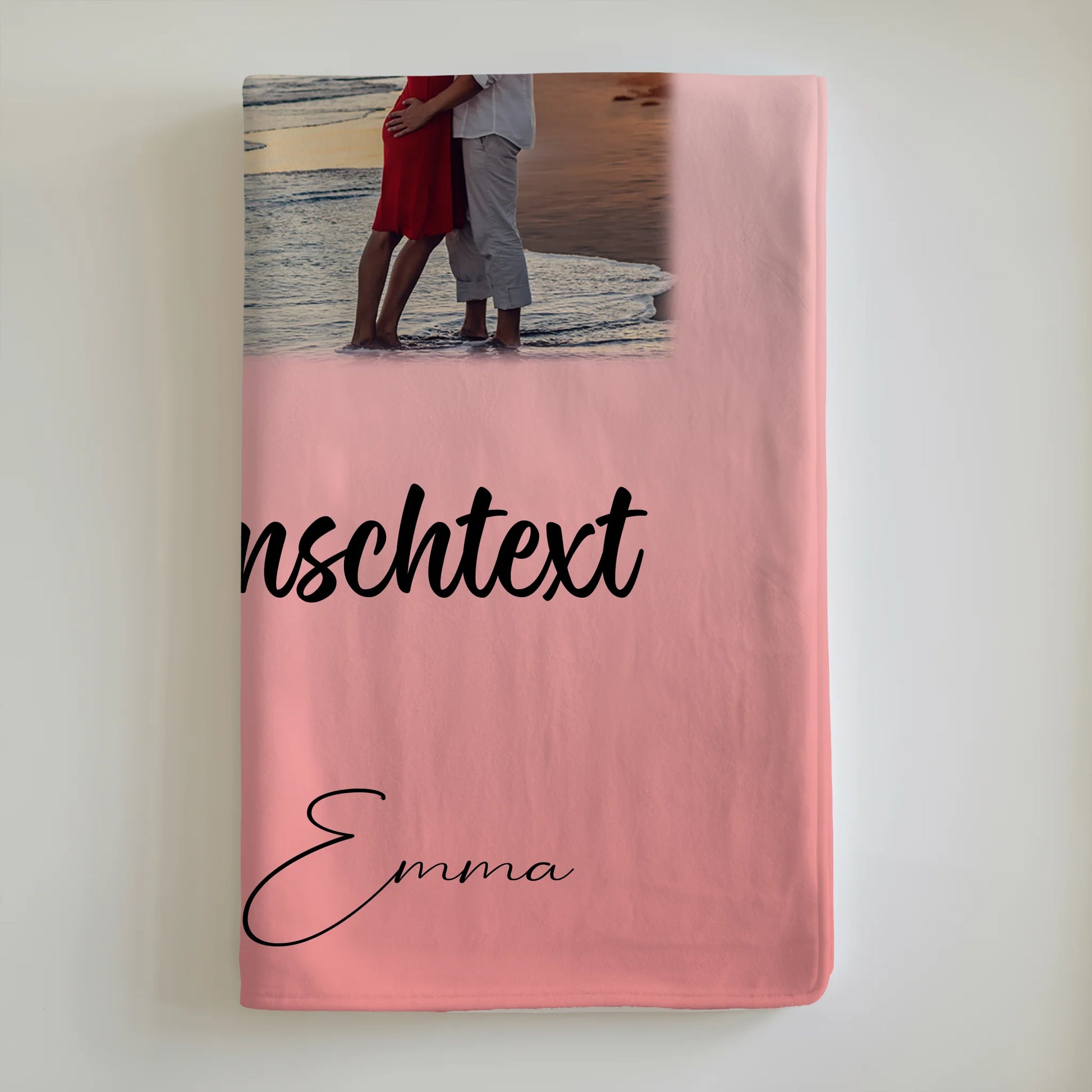 Personalisierte Decke Mit Namen 3 Fotos 1 Herz Foto Karte Wunschtext All Of Me Loves All Of You 6