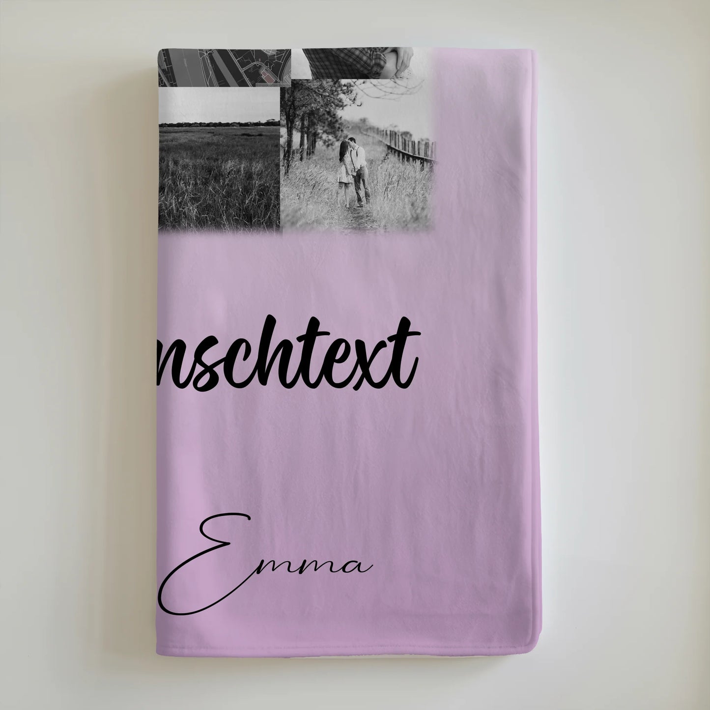 Personalisierte Kuscheldecke Mit Namen 10 Fotos Karte Wunschtext Home Is Where Your Love Is 6