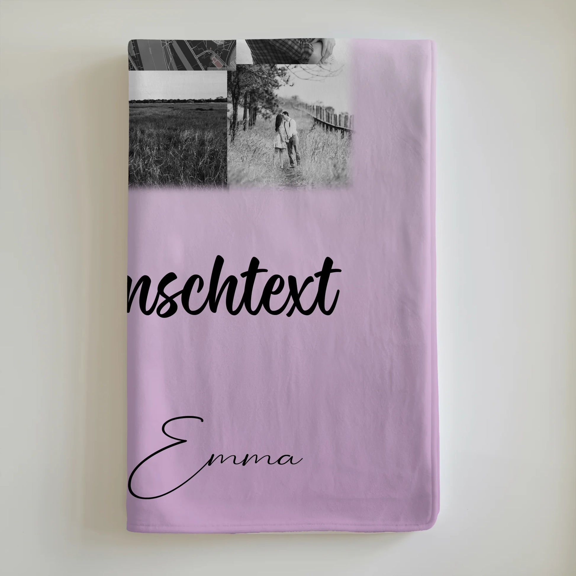 Personalisierte Kuscheldecke Mit Namen 10 Fotos Karte Wunschtext Home Is Where Your Love Is 6