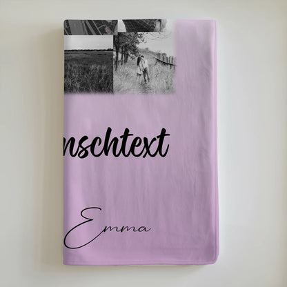 Personalisierte Kuscheldecke Mit Namen 10 Fotos Karte Wunschtext Home Is Where Your Love Is 6