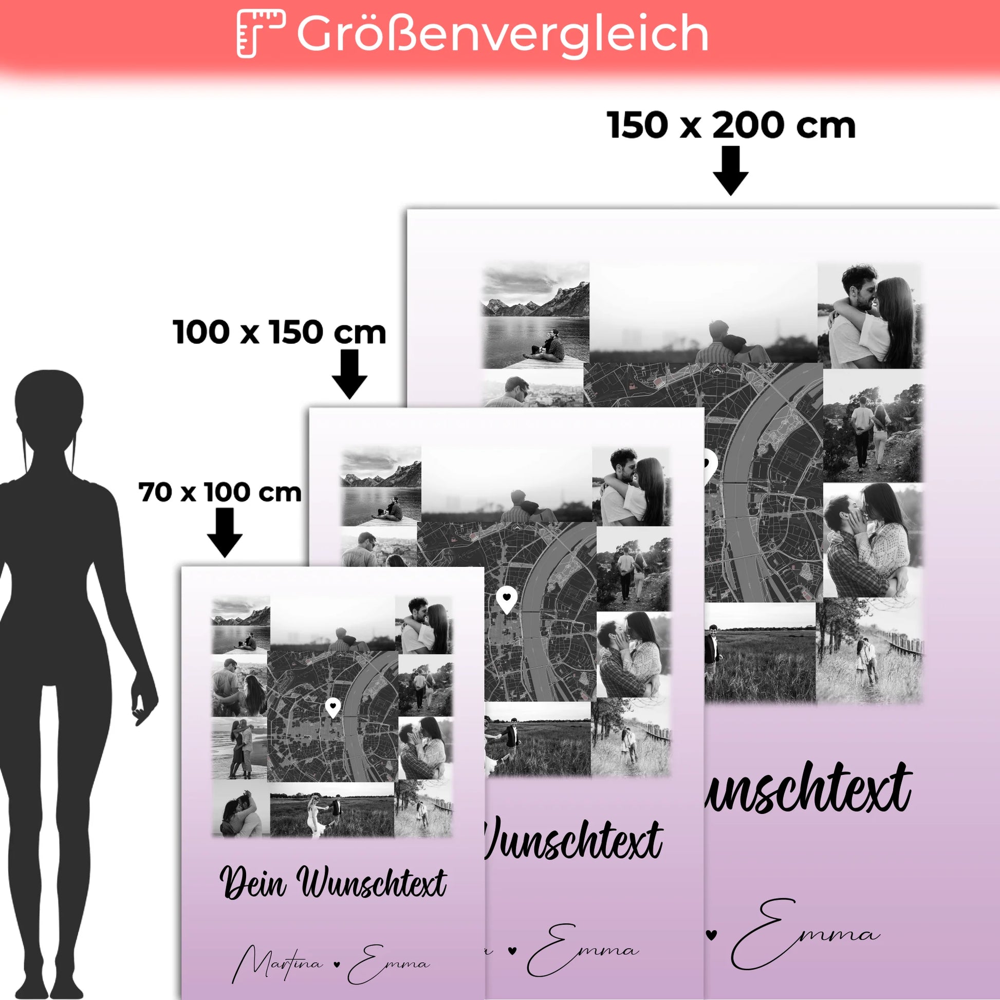 Personalisierte Kuscheldecke Mit Namen 10 Fotos Karte Wunschtext Home Is Where Your Love Is 5