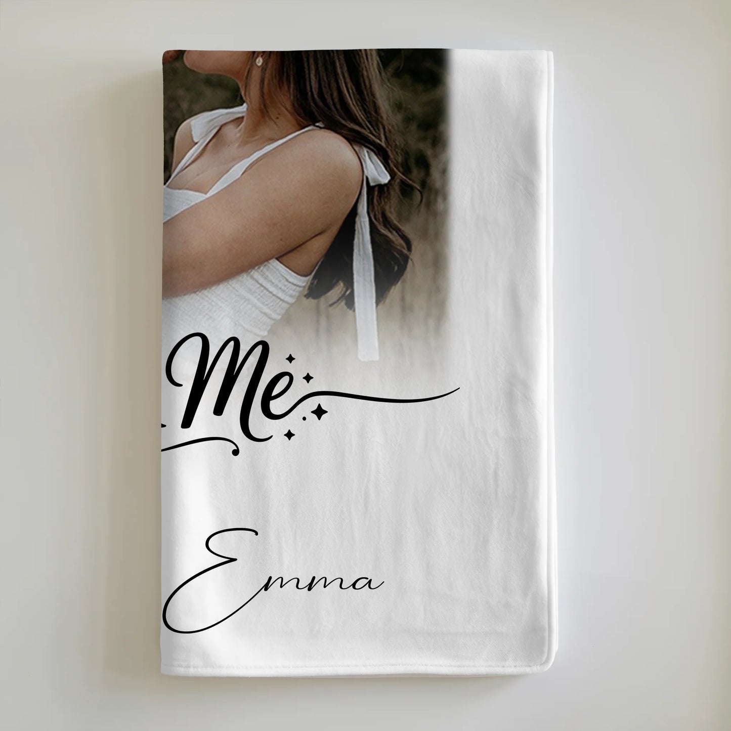Kuscheldecke Mit Namen 4 Fotos You & Me Personalisiertes Geschenk 6