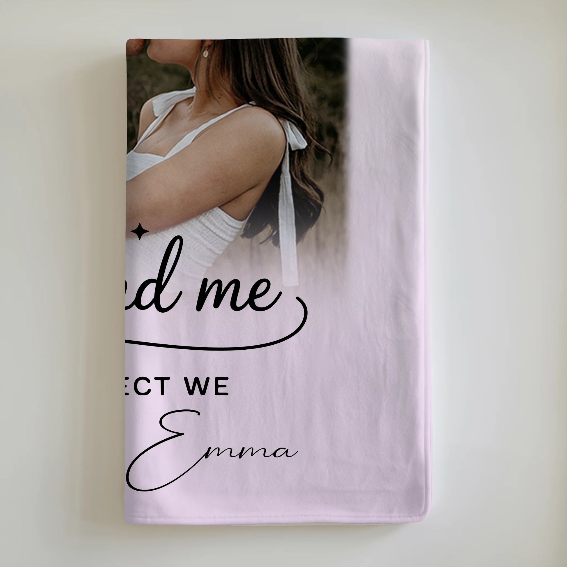 Personalisierte Kuscheldecke Mit Namen 4 Fotos und Herz You and me The perfect we 6