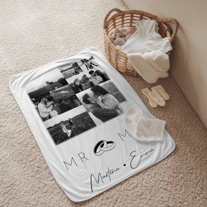 Personalisierte Kuscheldecke Mit Namen 9 Fotos Mr Mrs Individuelles Geschenk 2