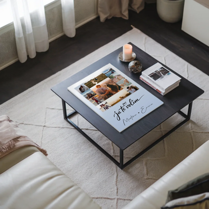 Personalisiertes Fotoboard Poster Magnetisch mit 11 Fotos Ja Te Volim für einzigartige Geschenke