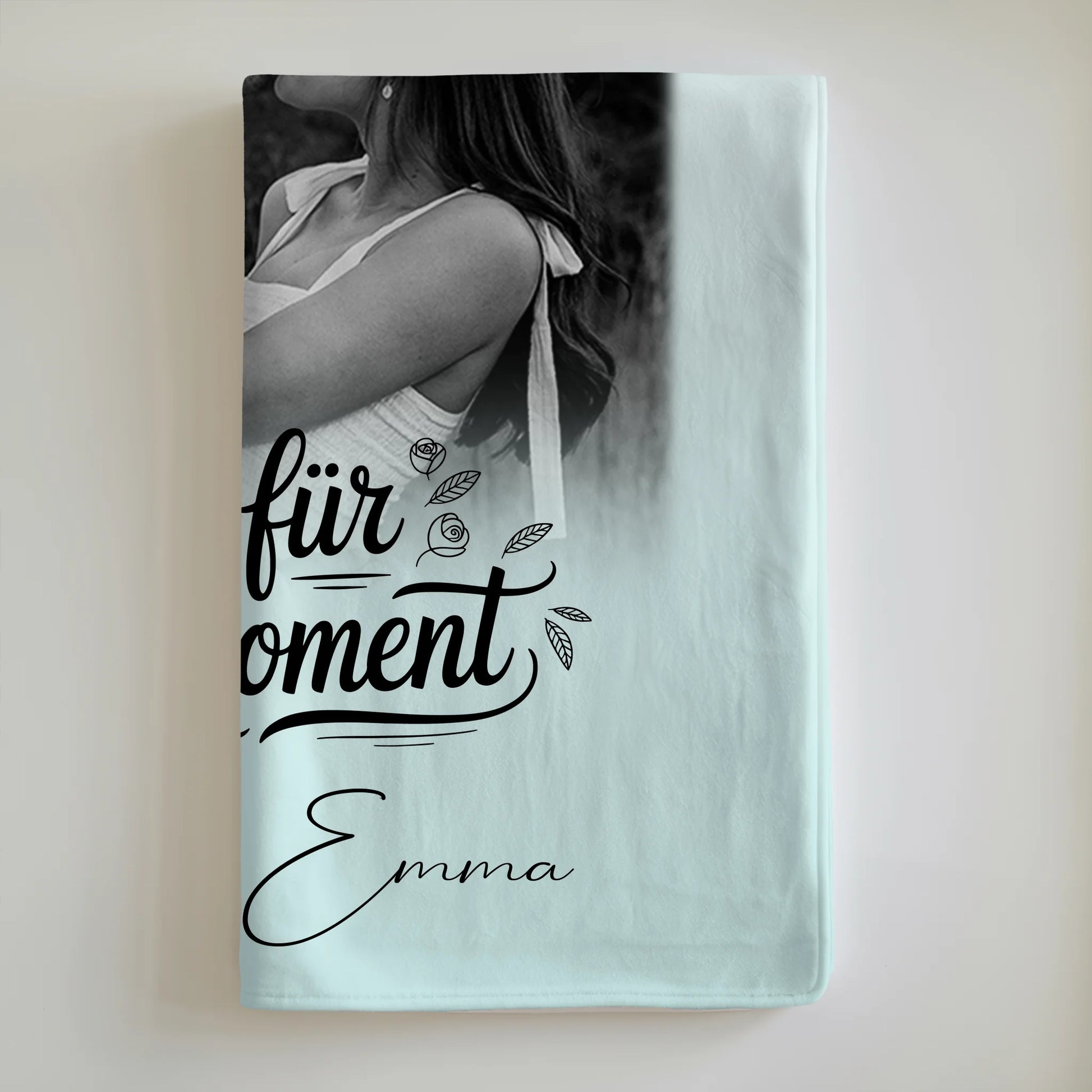 Personalisierte Kuscheldecke Mit Namen und 4 Fotos – Perfentes Geschenk für Jeden Anlass 6