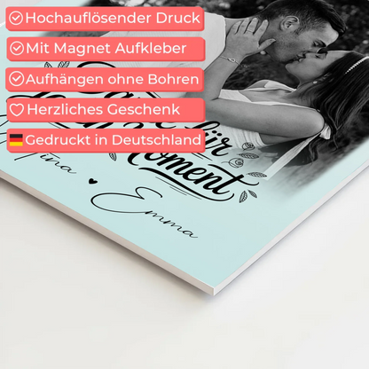 Personalisierte Fotoboard Magnet Poster mit 4 Fotos – Individuelle Wanddekorationen für dein Zuhause 4