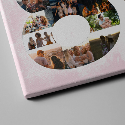 Leinwand Geschenk personalisiert Prost Auf 80 Geburtstag Für Männer Bier