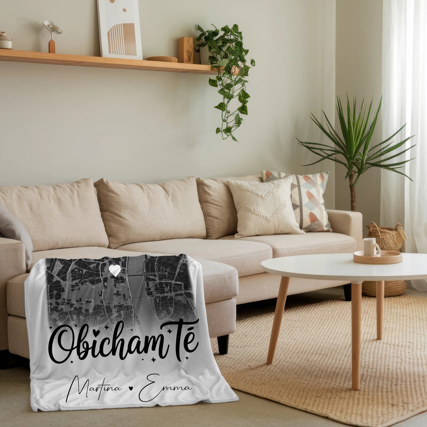 Kuscheldecke Mit Namen 4 Fotos und Karte Obicham te Liebe auf Bulgarisch 4