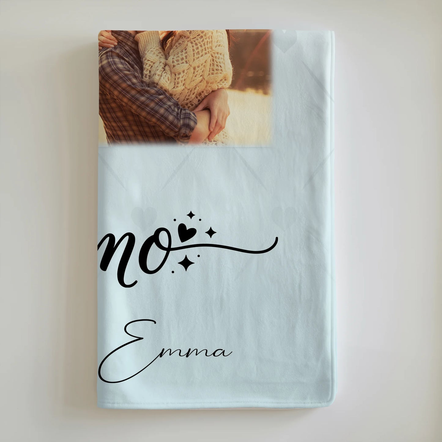 Personalisierte Kuscheldecke Mit Namen 9 Fotos Ti amo Liebe auf Italienisch Geschenk 6