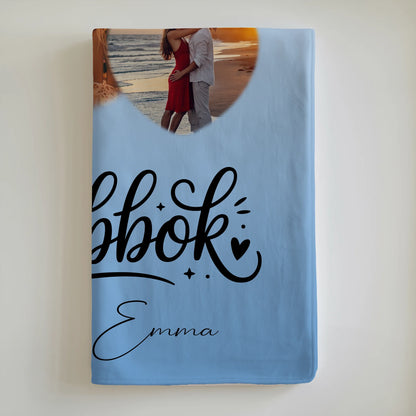 Personalisierte Decke Mit Namen 3 Herz Fotos Inħobbok Liebe auf Maltesisch für besondere Geschenke 6