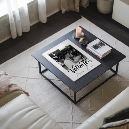 Magnetposter Fotoboard mit 3 Fotos Volim te Liebe auf Kroatisch personalisiertes Geschenk 9