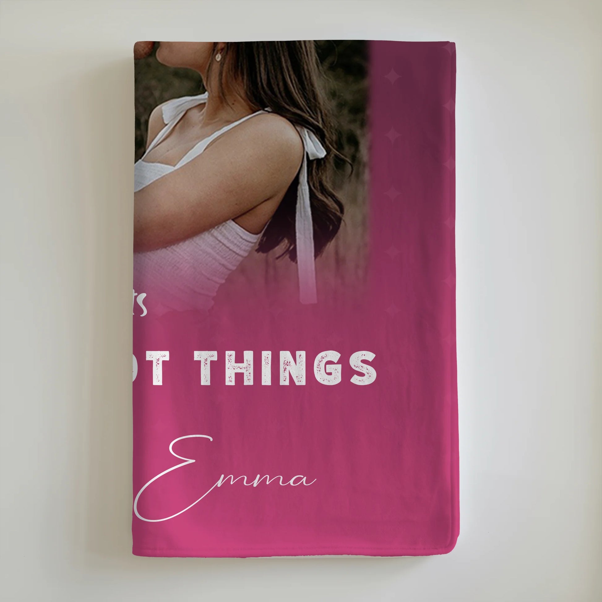 Personalisierte Kuscheldecke Mit Namen 4 Fotos und 1 Kleines Herz Foto Seni Seviyorum 6