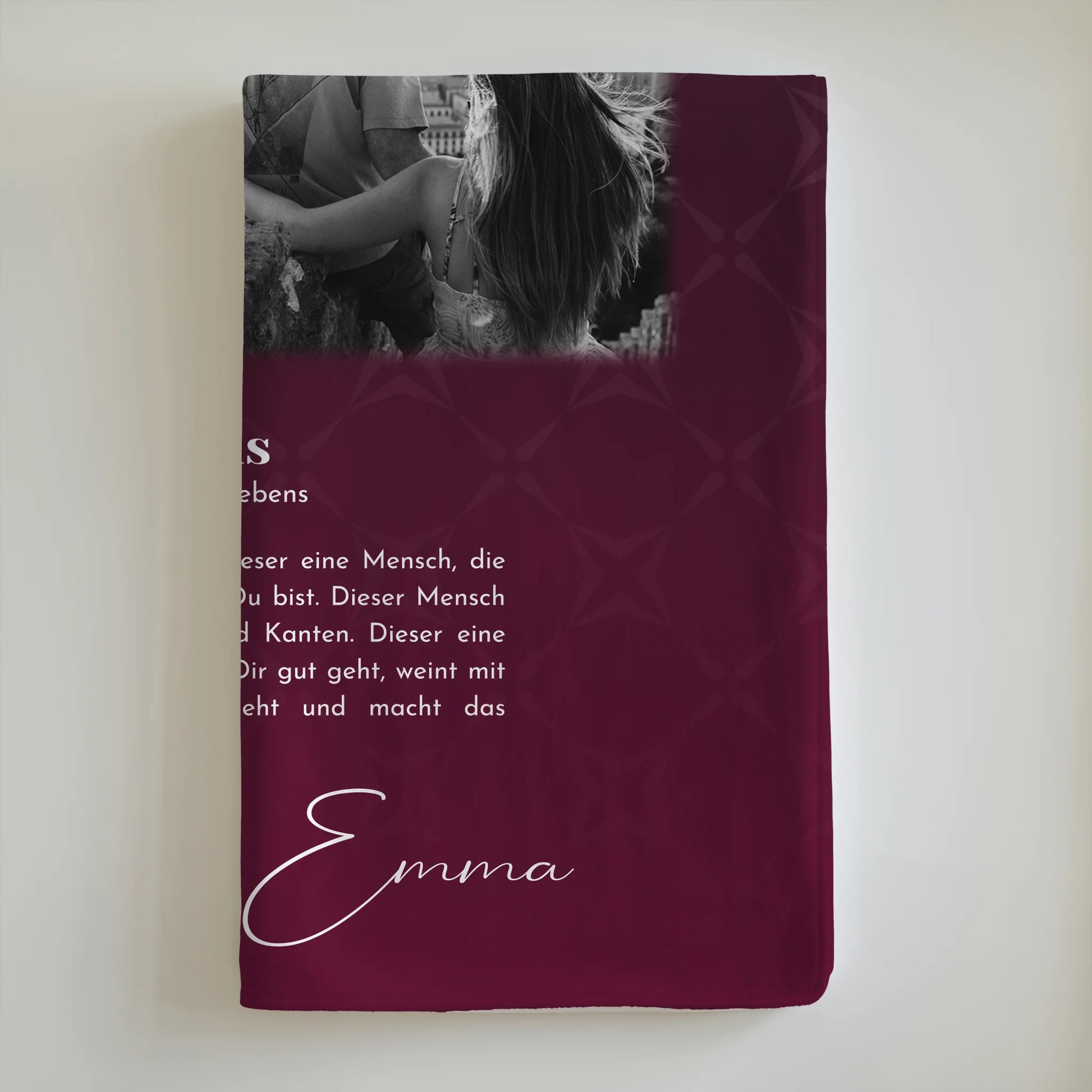 Decke Mit Namen 4 Fotos und 1 Herz Foto Ya tebya lyublyu Liebe auf Russisch 6