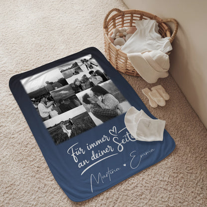 Personalisierte Decke Mit Namen 9 Fotos Kocham cię Liebe auf Polnisch Geschenkidee 2
