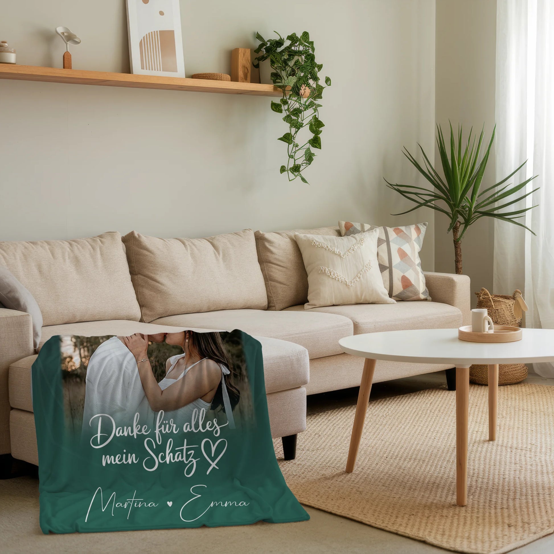 Kuscheldecke Mit Namen 4 Fotos Szeretlek Liebe auf Ungarisch Personalisiertes Geschenk 4