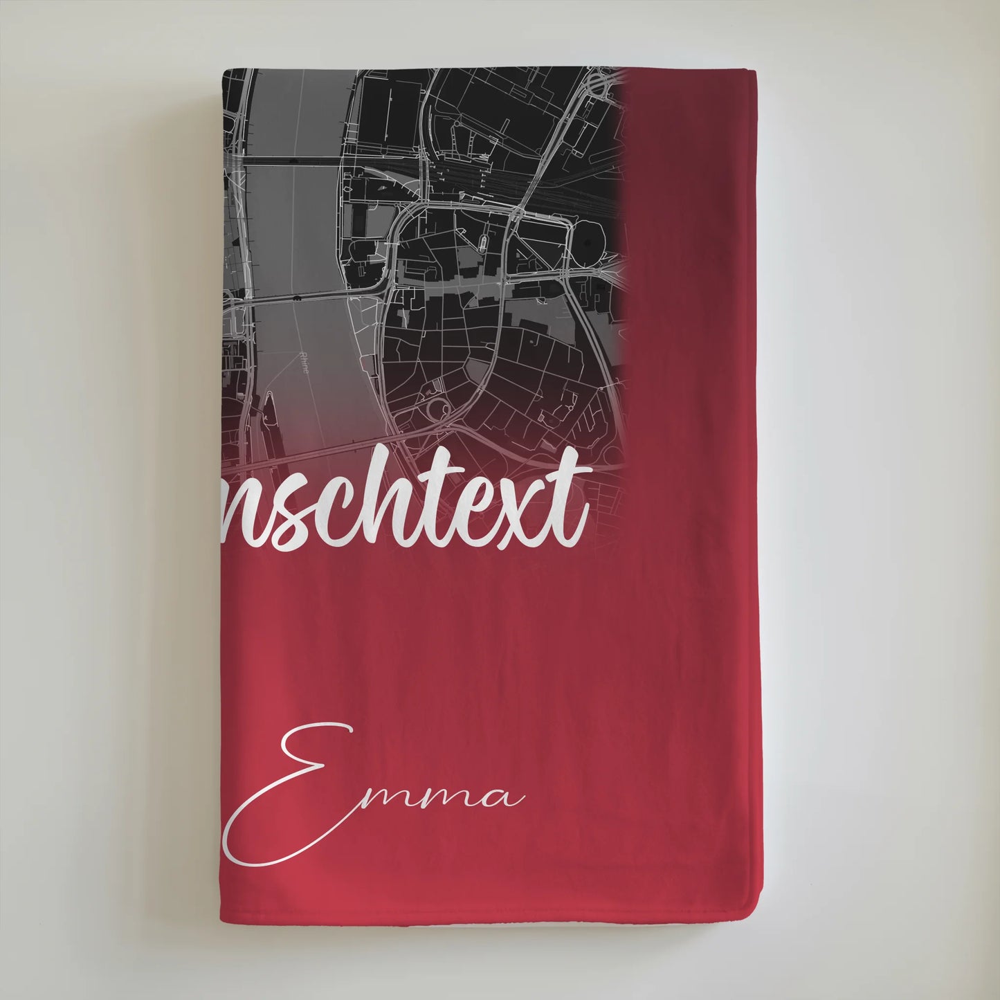 Kuscheldecke Mit Namen 4 Fotos Karte Wunschtext Ti Amo personalisiertes Geschenk 6