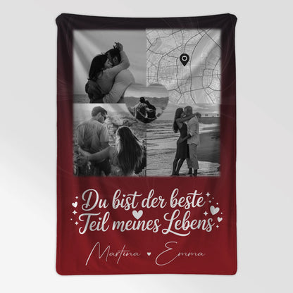Kuscheldecke Mit Namen Und Motiv 3 Fotos 1 Herz Foto Karte Real Love Storys Never End 7