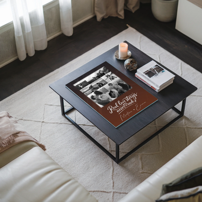 Personalisierte Geschenke mit Foto Acrylglas 8 Fotos und Herz Motiv Together