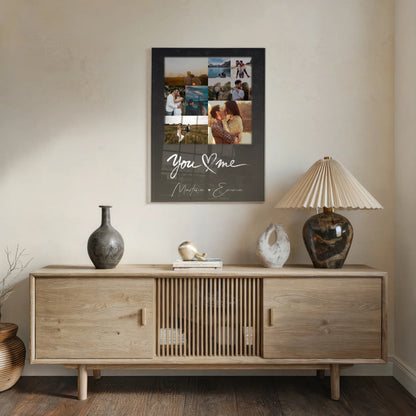 Personalisierte Acrylglas Mit Foto mit 9 Fotos All Of Me Loves All Of You Geschenk