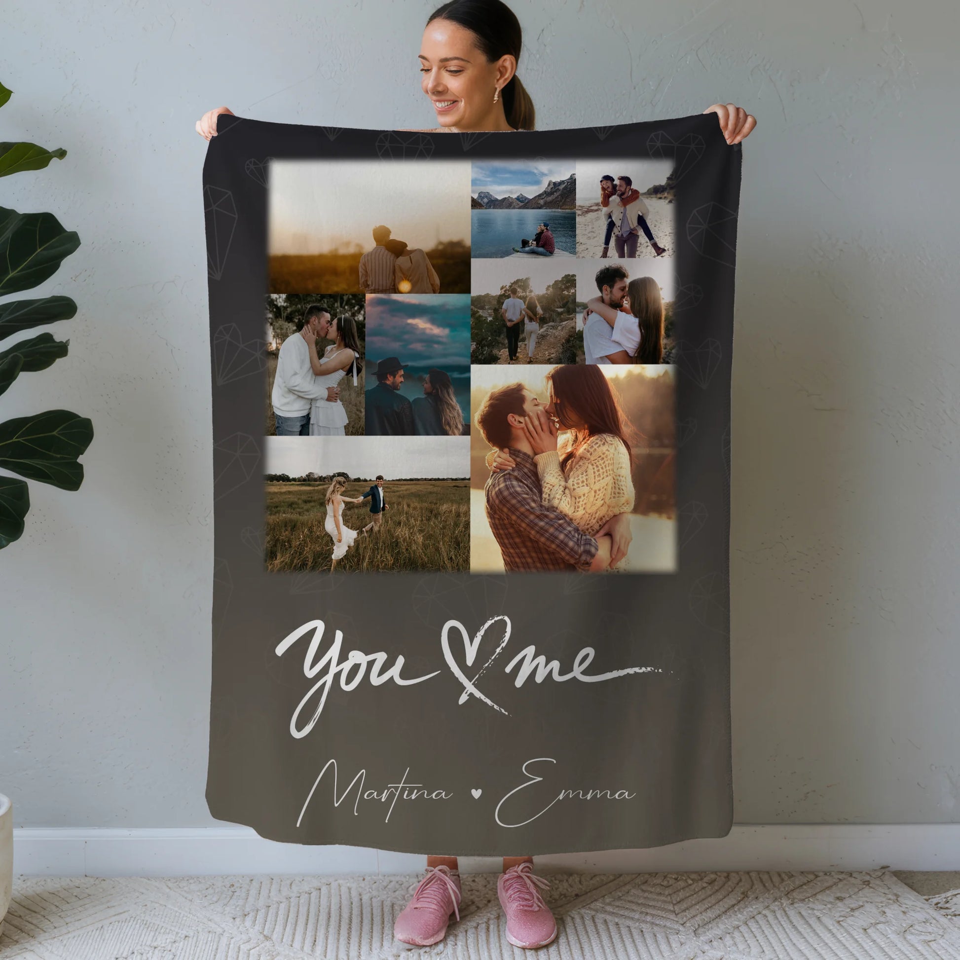 Personalisierte Kuscheldecke Mit Namen Und Motiv 9 Fotos All Of Me Loves All Of You 1