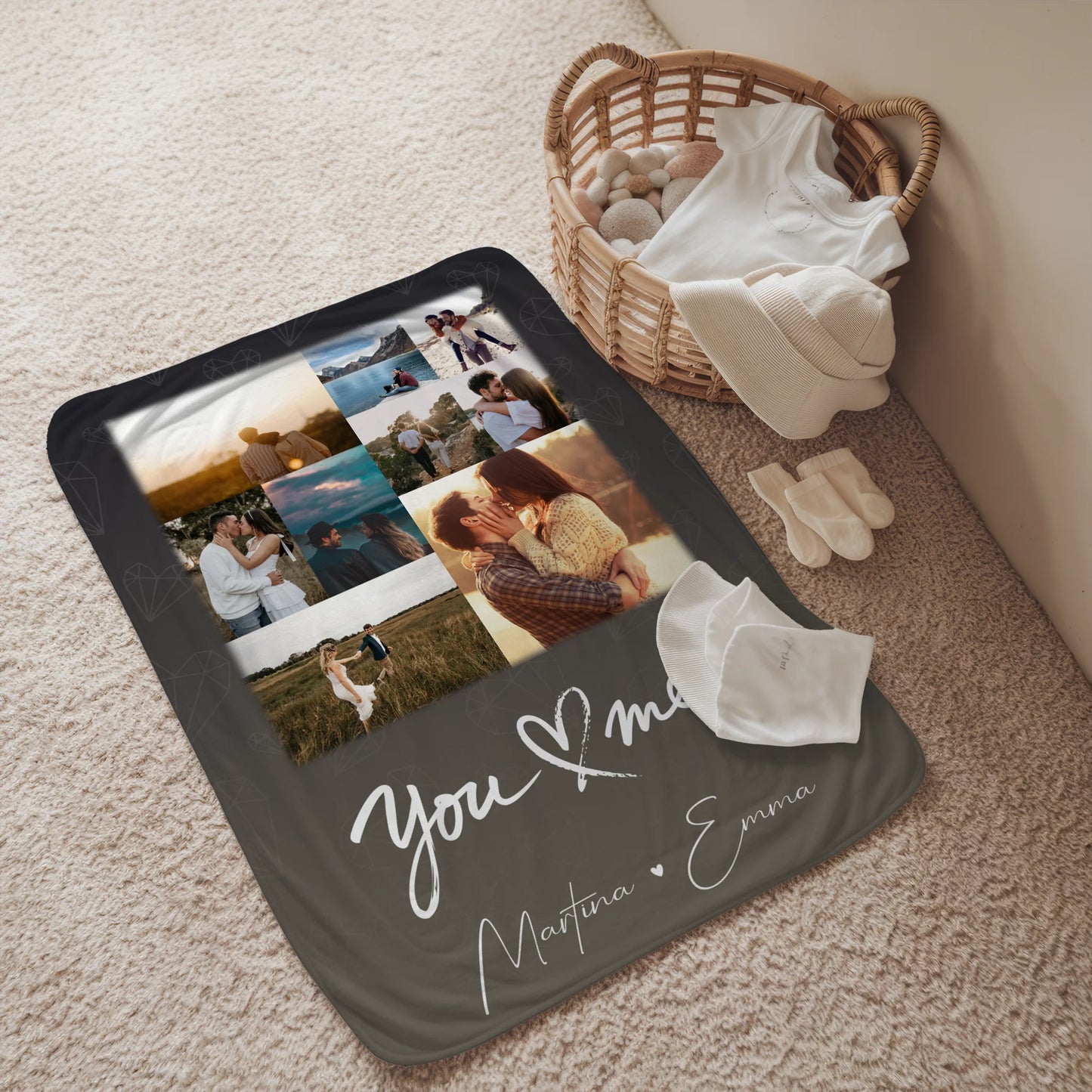 Personalisierte Kuscheldecke Mit Namen Und Motiv 9 Fotos All Of Me Loves All Of You 2