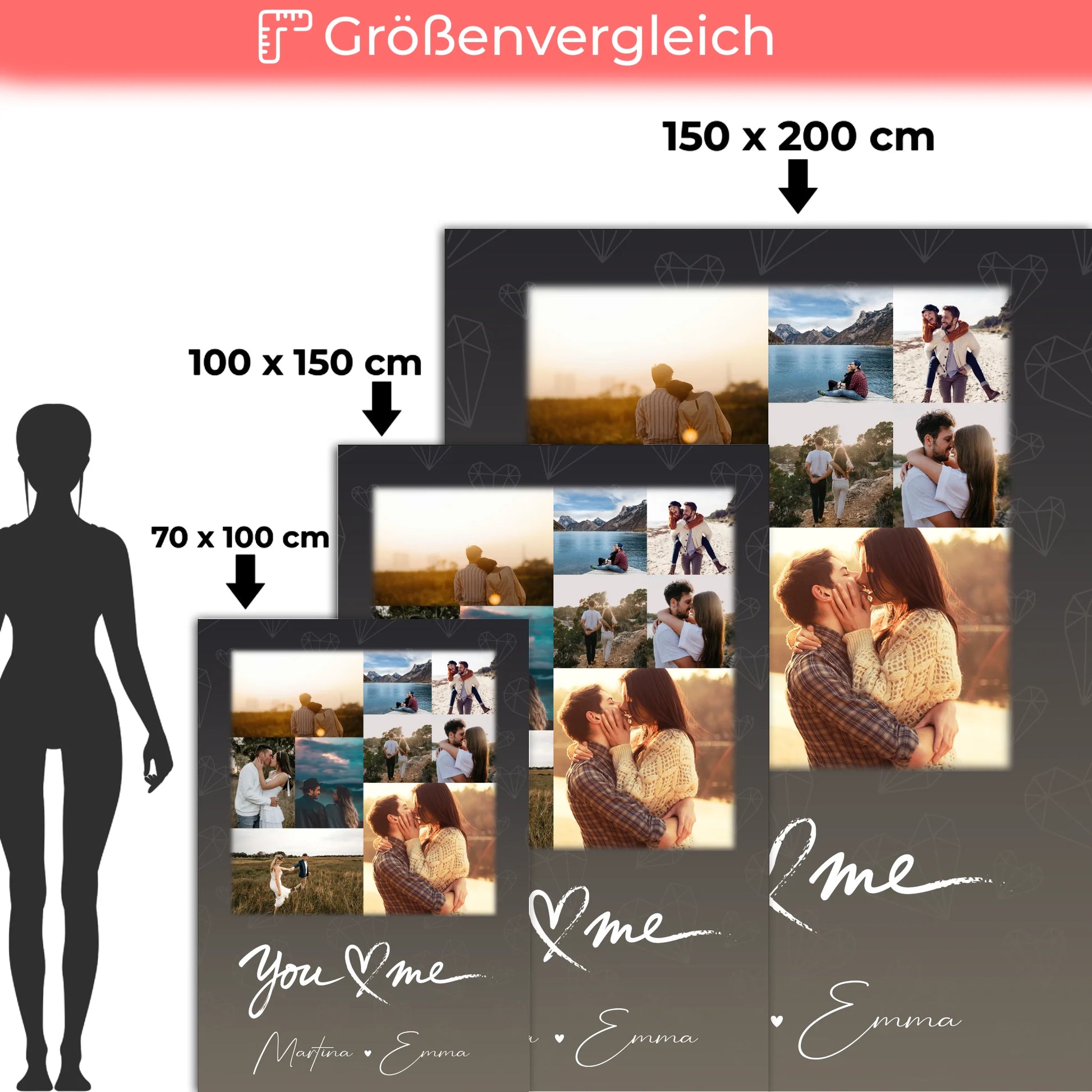 Personalisierte Kuscheldecke Mit Namen Und Motiv 9 Fotos All Of Me Loves All Of You 5