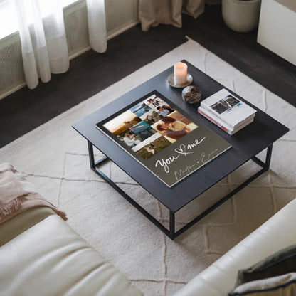 Personalisierbares Fotoboard Poster Magnetisch mit 9 Fotos All Of Me Loves All Of You 3