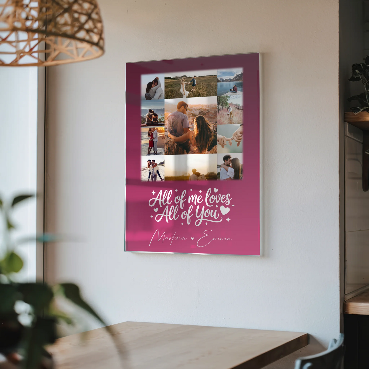 Acrylglas Mit Foto 11 Fotos Home Is Where Your Love Is personalisiertes Geschenk