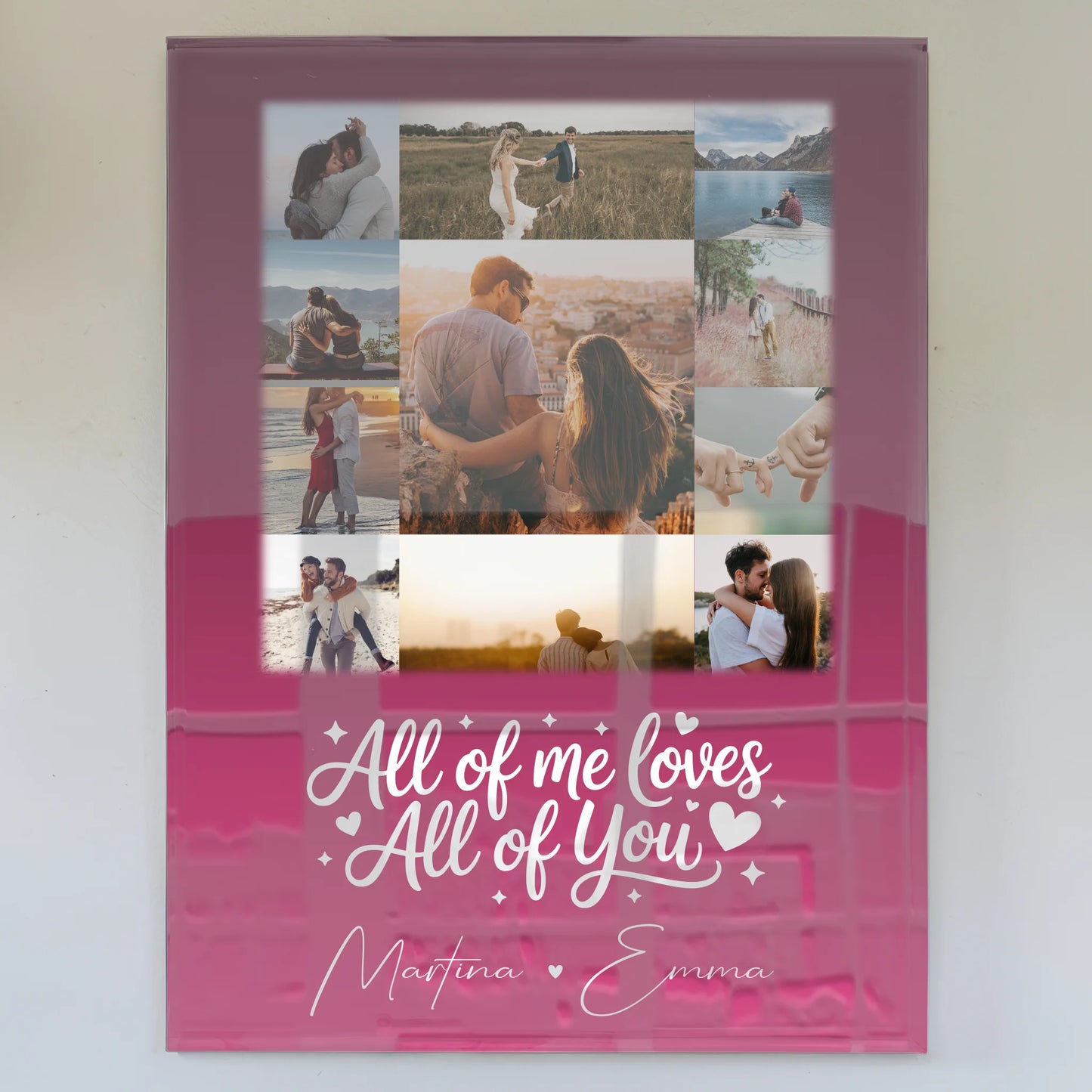 Acrylglas Mit Foto 11 Fotos Home Is Where Your Love Is personalisiertes Geschenk