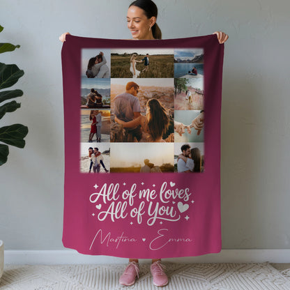 Personalisierte Decke Mit Namen 11 Fotos Home Is Where Your Love Is Geschenk 1