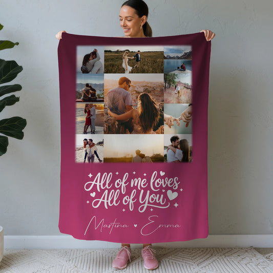 Personalisierte Decke Mit Namen 11 Fotos Home Is Where Your Love Is Geschenk 1