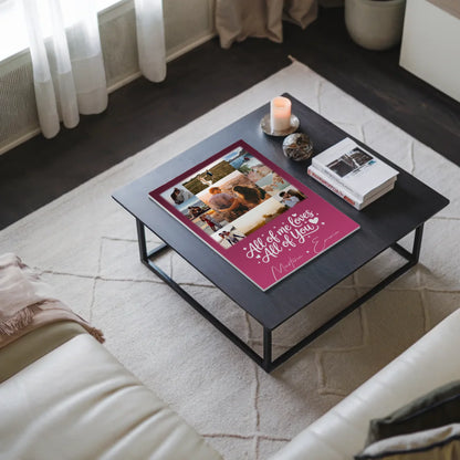 Magnetposter Fotoboard 11 Fotos Home Is Where Your Love Is personalisiertes Geschenk 3