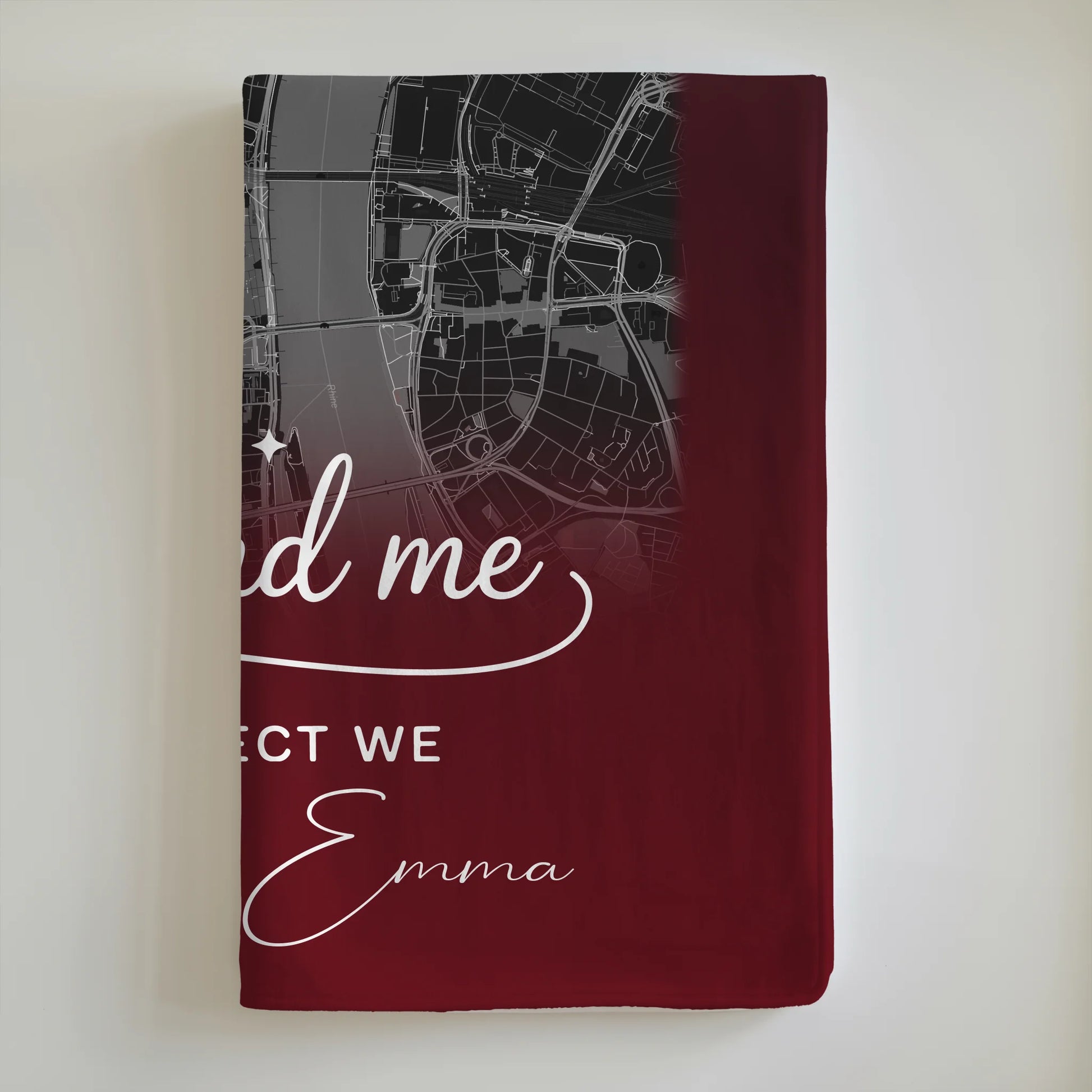 Personalisierte Decke Mit Namen 4 Fotos und Karte Our Love Has No Limits No End Geschenk 6