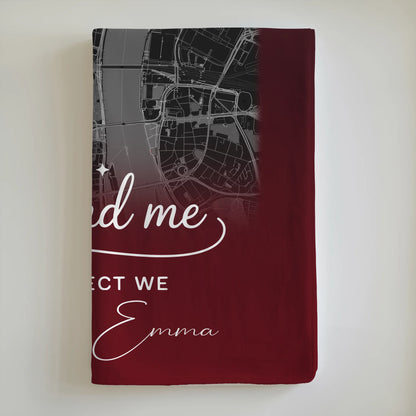 Personalisierte Decke Mit Namen 4 Fotos und Karte Our Love Has No Limits No End Geschenk 6