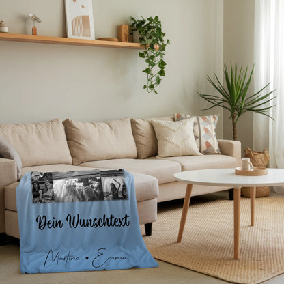 Personalisierte Decke Mit Namen 11 Fotos Wunschtext Individuelles Geschenk für jeden Anlass 4