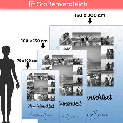 Personalisierte Decke Mit Namen 11 Fotos Wunschtext Individuelles Geschenk für jeden Anlass 5