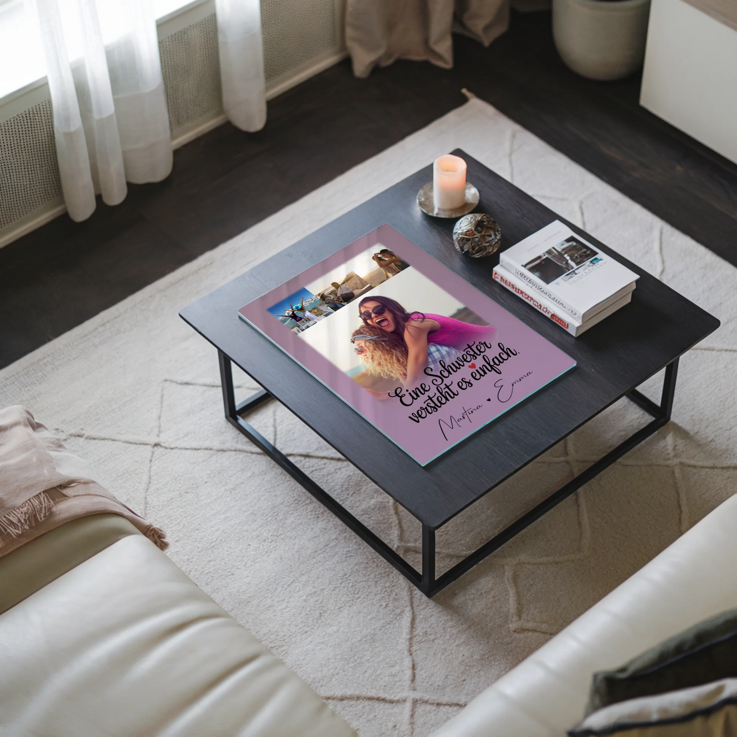 Acrylglas Mit Foto 4 Fotos Eine Schwester Versteht Es personalisiertes Geschenk