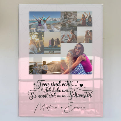 Personalisierte Geschenke mit Foto Mit Acrylglas 9 Fotos Feen sind echt für einzigartige Dekoration