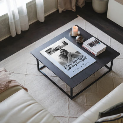 Personalisierbares Fotoboard Poster Magnetisch mit 4 Fotos I Will Always Have a Friend