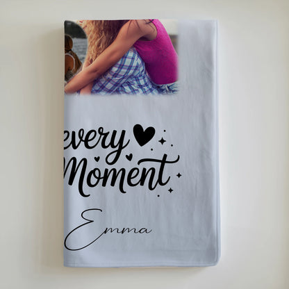 Personalisierte Kuscheldecke mit Namen 8 Fotos und 1 Herz Foto individuell gestaltet 6