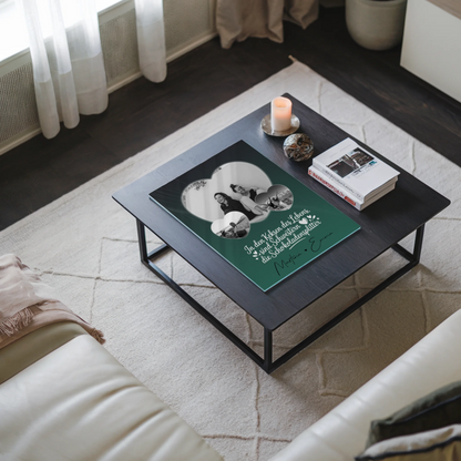 Personalisierte Foto Mit Acrylglas mit 3 Herz Fotos für besondere Geschenke