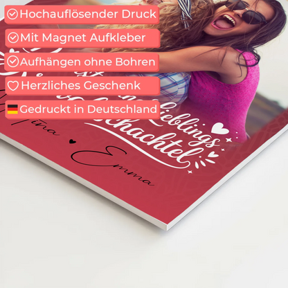 Personalisierbares Fotoboard Poster Magnetisch mit 3 Fotos Lieblings Krawallschachtel 4