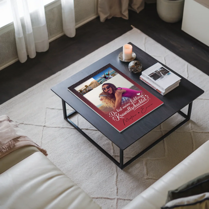 Personalisierbares Fotoboard Poster Magnetisch mit 3 Fotos Lieblings Krawallschachtel