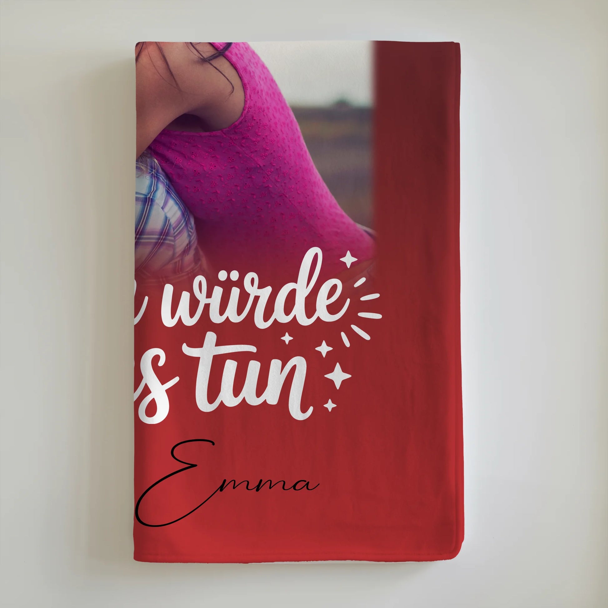 Kuscheldecke Mit Namen 4 Fotos Für dich würde ich alles tun personalisiertes Geschenk 6