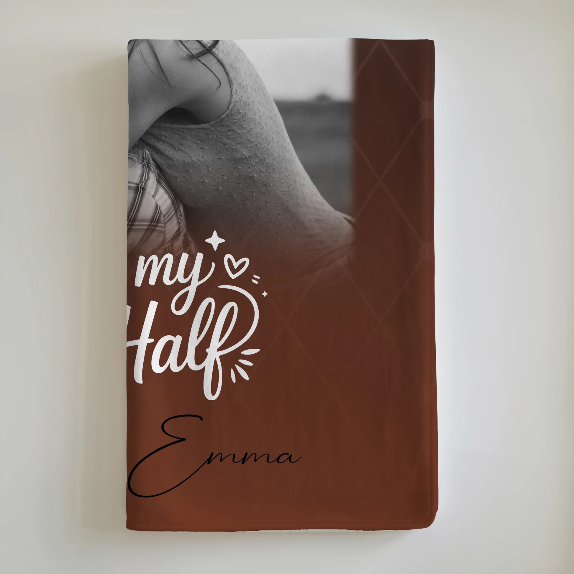 Personalisierte Kuscheldecke Mit Namen Und Motiv 4 Fotos She is my other half 6