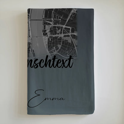 Personalisierte Namensdecke mit 4 Fotos Karte Wunschtext für Schwesterherz individuell gestaltet 6