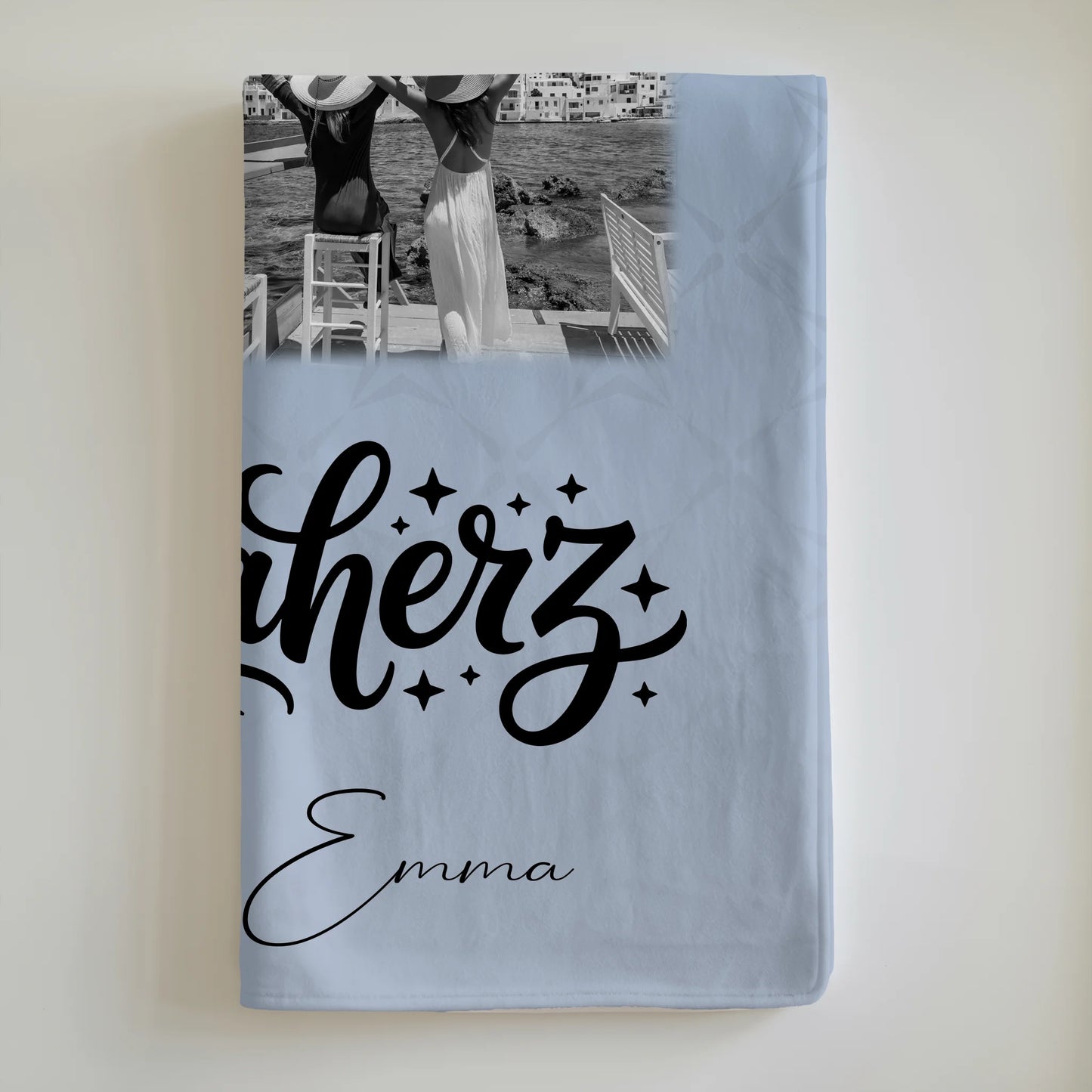 Decke Mit Spruch Für Mama mit 3 Fotos Herz Foto Karte personalisiertes Geschenk 6