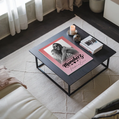 Mama Plakat Fotoboard mit 1 Foto Schön dass es dich gibt personalisiertes Geschenk